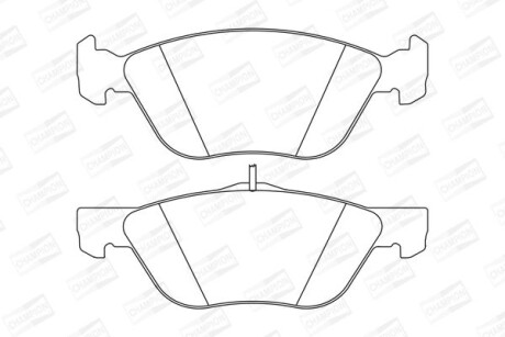 Гальмівні колодки CHAMPION 573042CH