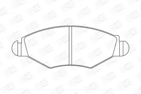 Тормозные колодки передние Peugeot 206, 306 / Citroen Xsara CHAMPION 573051CH