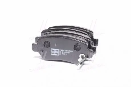 Колодки гальмівні задні дискові OPEL Astra, Meriva, Zafira CHAMPION 573122CH
