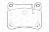 Тормозные колодки передние Mercedes C-Class (W203, S203), CLK (C209, A209), CLC (Cl203), SLK (R171) CHAMPION 573177CH (фото 1)