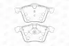 Тормозные передние колодки Ford Galaxy, S-Max/Volvo S60, S80, V60, V70, XC70 CHAMPION 573179CH (фото 1)