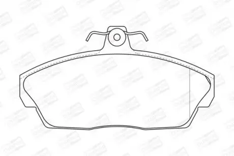 Тормозные колодки передние Land Rover Freelander CHAMPION 573203CH