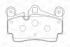 Колодки тормозные дисковые задние PORSCHE Cayenne, VW Touareg CHAMPION 573227CH (фото 1)