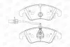 Колодки тормозные дисковые передние AUDI A4 B8 (8K2) 07-15, A4 B8 Avant (8K5) 07-15 CHAMPION 573247CH (фото 1)