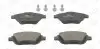 Колодки тормозные дисковые передние/задние CITROEN C3 AIRCROSS II (2R_, 2C_) 17-, C3 III (SX) 16-|OPEL CORSA F 19- CHAMPION 573264CH (фото 2)
