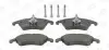 Тормозные колодки передние Mercedes C-Class (W204, S204), CLS (C218, X218), E-Class (W212, S212), SLK CHAMPION 573291CH (фото 1)
