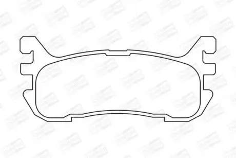 Гальмівні колодки задні Mazda 323 / MX II CHAMPION 573373CH