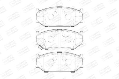 SUZUKI гальмівні колодки передн.Swift III 05- CHAMPION 573417CH