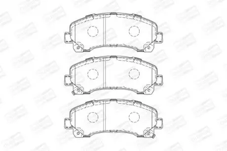 Тормозные колодки передние Isuzu D-Max I, II CHAMPION 573467CH