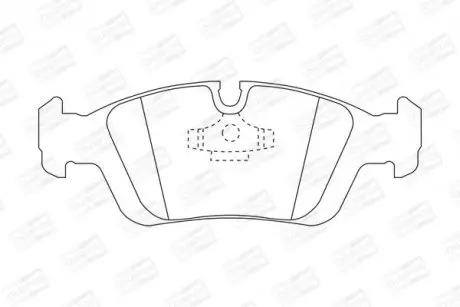 Колодки гальмові передні BMW 3-Series, Z3 CHAMPION 573710CH
