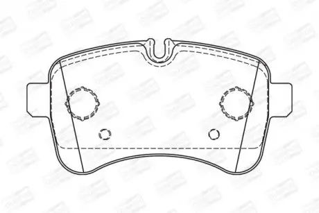 Тормозные колодки задние Iveco Daily CHAMPION 573740CH