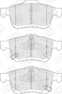 Гальмівні колодки передні Fiat 500L CHAMPION 573806CH