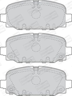 Гальмівні колодки CHAMPION 573824CH