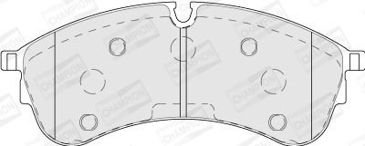 Гальмівні колодки передні VW Crafter (09/2016 ->) CHAMPION 573844CH