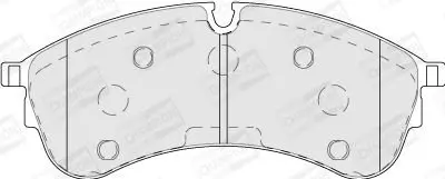 Гальмівні колодки передні VW Crafter (09/2016 ->) CHAMPION 573844CH