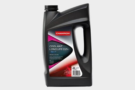 COOLANT LONGLIFE G12+ -36°C 4L(х4) CHAMPION 8229640