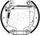 OPEL комплект гальмівних колодок ASTRA F (T92) 1.6 95-98, CORSA C (X01) 1.7 DI 00-09, CHEVROLET CORSA 1.6 GS 97-02 CIFAM 151-081 (фото 1)