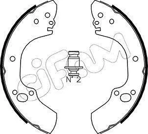 К-кт барабанних колодок OPEL Campo 01- CIFAM 153-312