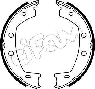 LAND ROVER Комплект барабанних колодок FREELANDER 2 (L359) 2.0 Si4 4x4 11-14 CIFAM 153-374