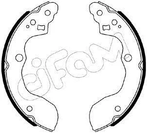 SUZUKI Комплект барабанних колодок SWIFT V (AZ) 1.2 Hybrid (Mild Hybrid) AllGrip (A2L412) 20- CIFAM 153-540
