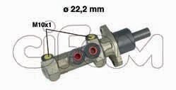 CITROEN головний гальмівний циліндр з ABS Evasion,Jumpy,Fiat Scudo,Peugeot 605/806,Expert (сист.Bendix) CIFAM 202-227