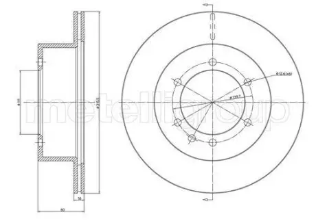 Фото 1 - nissan диск гальмівний задн.patrol 2.8/4.2 88- CIFAM 800-679 NISSAN диск гальмівний задн.Patrol 2.8/4.2 88- CIFAM 800-679 (фото 1)