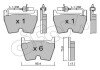 VW гальмівний колодки передні Phaeton 02-, AUDI, LAMBORGHINI CIFAM 822-1043-0 (фото 1)