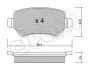 Тормозные колодки Astra/Ceed/Combo/Zafira 94- CIFAM 822-542-1 (фото 1)