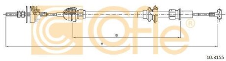 Трос сцепления COFLE 10.3155