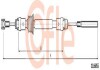 Трос ручника COFLE 10.6855 (фото 1)