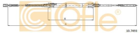 Трос ручника COFLE 10.7493