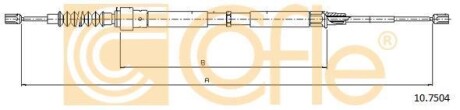 Трос ручника COFLE 10.7504