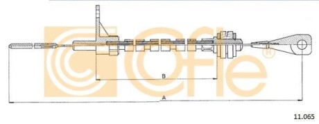 Трос акселератора COFLE 11.065 (фото 1)