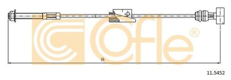 Трос ручника COFLE 11.5452