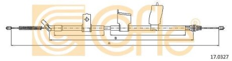 Трос ручника COFLE 17.0327