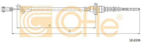Трос зчеплення COFLE 18.6106
