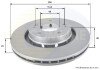 - Диск гальмівний вентильований з покриттям COMLINE ADC0370V (фото 1)