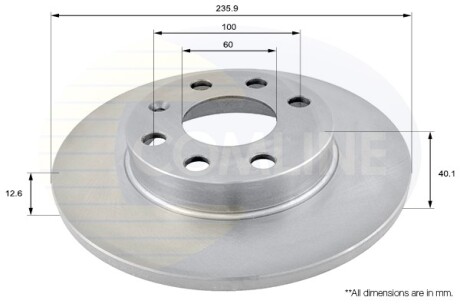 - Диск тормозной COMLINE ADC1101