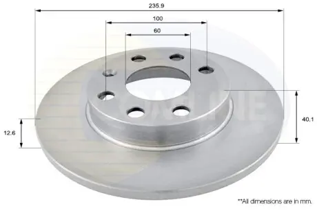 - Диск тормозной COMLINE ADC1101