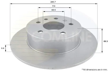 - Диск тормозной COMLINE ADC1122