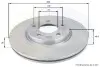 - Диск тормозной вентилируемый с покрытием COMLINE ADC1153V (фото 1)
