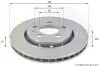 - Диск тормозной вентилируемый с покрытием COMLINE ADC1447V (фото 1)