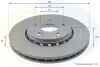 - Диск гальмівний вентильований з покриттям COMLINE ADC1593V (фото 1)
