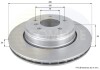 - Диск гальмівний вентильований з покриттям COMLINE ADC1726V (фото 1)