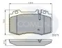 - Тормозные колодки для дисков COMLINE CBP01117 (фото 1)