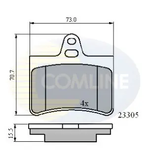 - Тормозные колодки для дисков COMLINE CBP01122