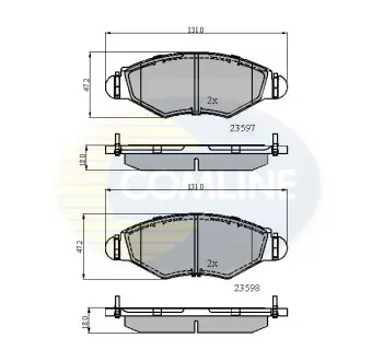 - Тормозные колодки для дисков COMLINE CBP01131