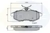 - Тормозные колодки для дисков COMLINE CBP01145 (фото 1)