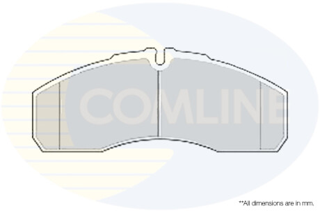 - Гальмівні колодки до дисків COMLINE CBP01173