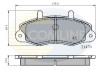 - Тормозные колодки для дисков COMLINE CBP0132 (фото 1)